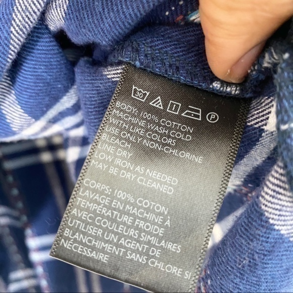 BDG flannel button down shirt size M - Picture 7 of 8